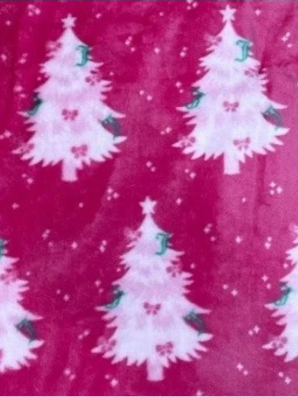 Juicy Couture Kids Pink Holiday Tree Pajama Top